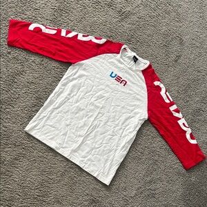 Oakley White and Red Custom Fit Shirt